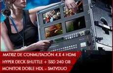 ATEM Production studio 4K black magic alquiler equipos audivisuales